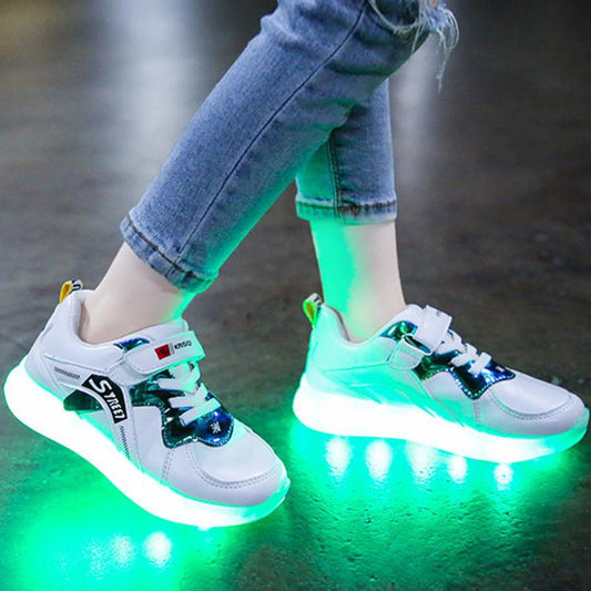 Sneakers Roller Shoes with Two Wheels Led Shoes Kids Girls Children Boys Light Up Luminous Glowing Illuminated