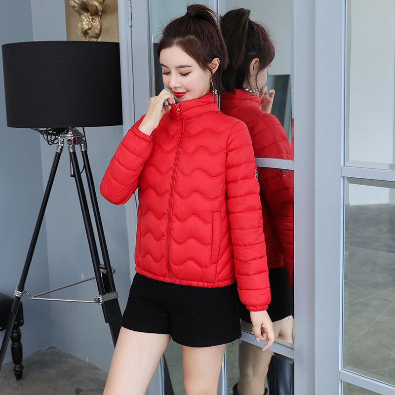 2021 Padded Jacket Women Short Light and Thin Winter Korean Style Slim Small Padded Jacket Plus Size Ladies Padded Jacket