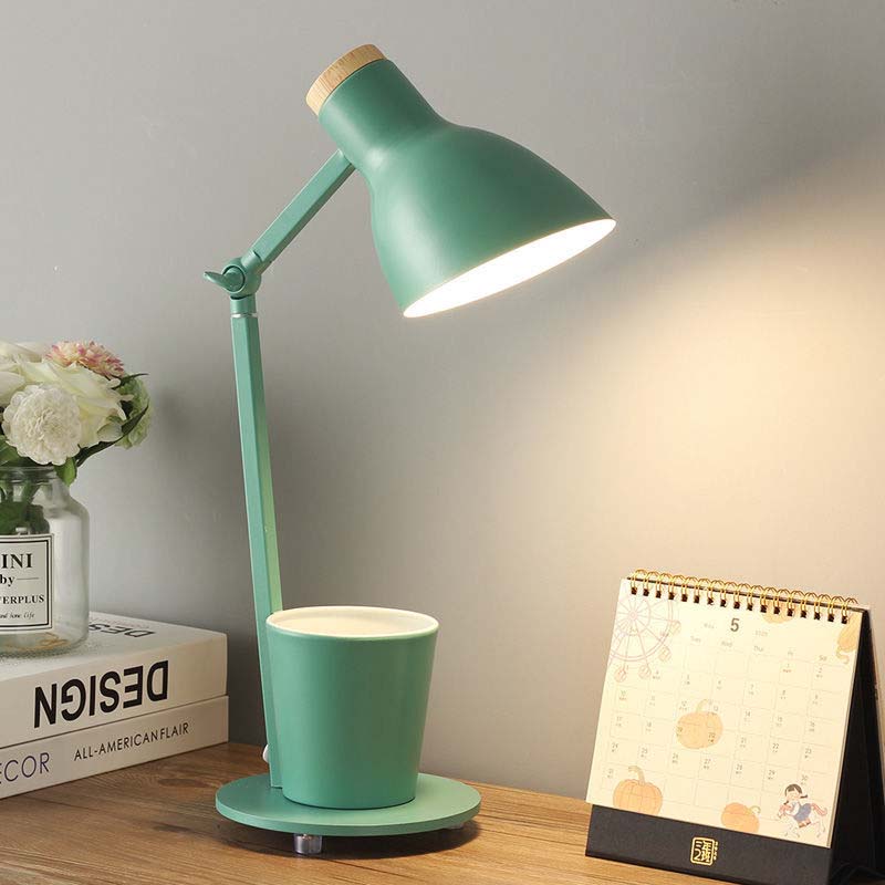 Creative Pen Holder Desk Lamp Desk Plug-in Eye Protection Study Special Dormitory Simple Night Reading Lamp