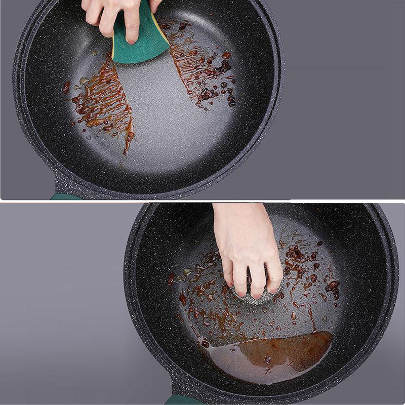 Maifan Stone Non-stick Frying Pans Household Cooking Non-stick Frying Pans Kitchen Supplies Frying Pans