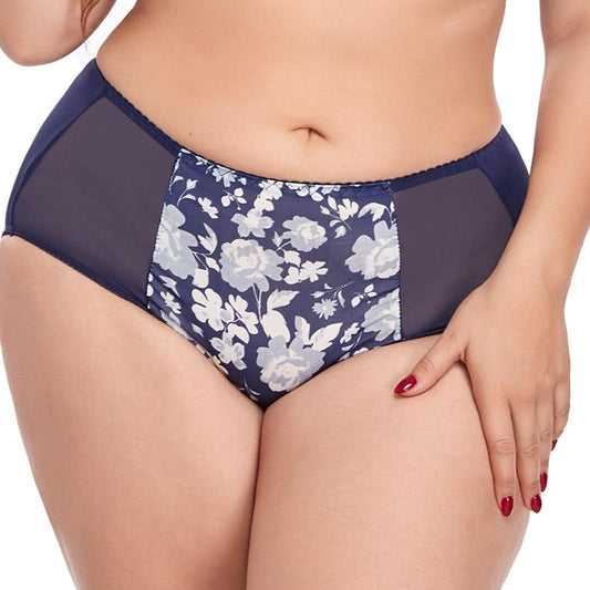 4Pcs Spring/Summer Sexy Lace Printed Panties Plus Size Ladies Briefs High Waist Plus Size Mommy Pants L-5XL