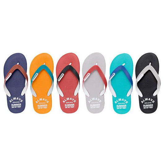 Summer Men's Flip Flop Slippers Fashion Patchwork Outdoor Male Slippers Flip Flops Beach Slippers