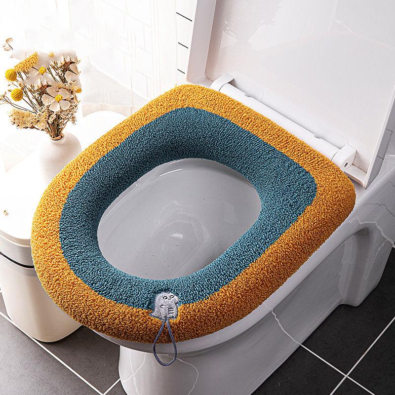 Thickened Lifting Toilet Seat Toilet Cushion Household Toilet Cover Winter Thickened Toilet Seat Universal Toilet Cushion Washing