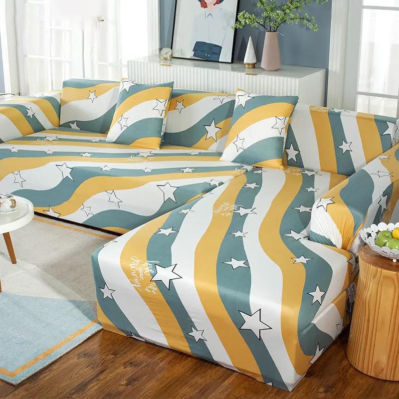 1/2/3/4 Seat Modern Style Sofa Cover Cushion Washable Stretch Sofa Cover All-inclusive Universal Cover Modular Sofa Cover