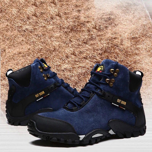 Men's Shoes  Winter Cotton Shoes Men's Leather Shoes Plus Size 38-46 Men's Sneakers Martin Boots