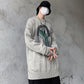 Men Hip Hop Knitted Jumper Sweaters Angel Lightning Printed Streetwear Harajuku Autumn Oversize Hipster Casual Pullovers