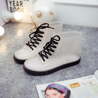 Fashion Short Tube Martin Rain Shoes Korean Version of The Non-slip Waterproof Shoes