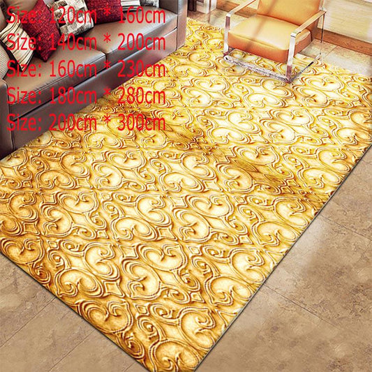 3D Flower Feature Printing Carpet Hallway Doormat Anti - Slip  Carpet Absorb Creative Europe Kitchen Mat/Rug