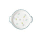 Ceramic Dishes Household Deep Dishes Tableware Dishes Baking Trays Creative Binaural Steamed Egg Discs Binaural Plates