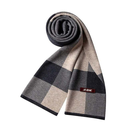 Autumn and Winter Cashmere Scarf Hand-woven Men and Women Windproof and Warm Scarf