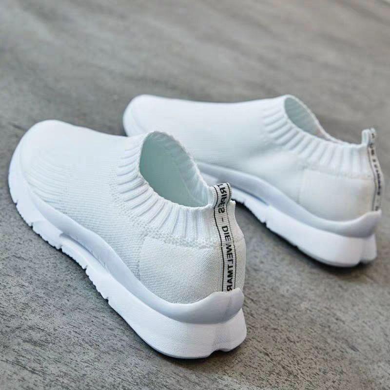 New Socks Shoes Women's Casual Platform Women's Shoes 2019 New Flat Bottom Sports Shoes