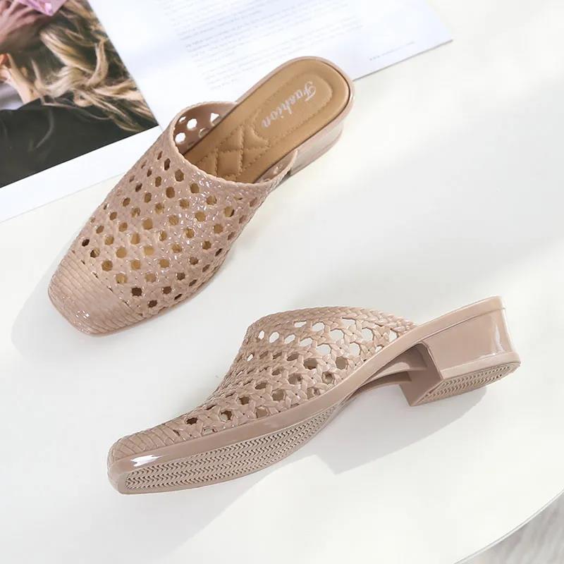 Women's Fashion Summer Besch Sandals Hollow Shoes Travel Outdoor Leisure Slippers