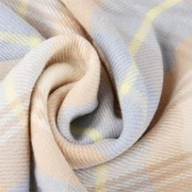 Scarf Women Winter Cute Thickened Wild Korean Plaid Scarf Trend Shawl Dual-use Warmth