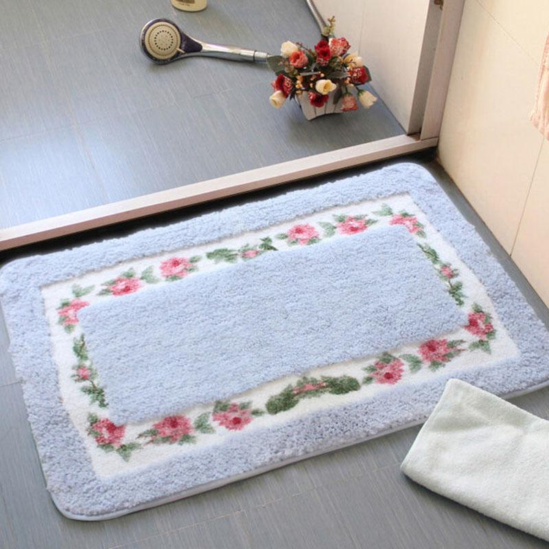 Door Mat Door Mat Bathroom Absorbent Bathroom Non-slip Foot Mat Balcony Kitchen Bedroom Mat Household