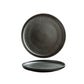 Black Frosted Steak Plate Western Style Home Western Food Plate Western Restaurant Steak Plate Disc Fruit Plate