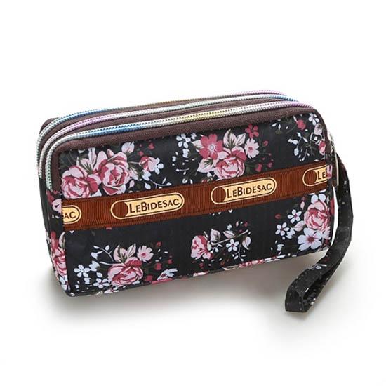 Change Wallet, Handbag, Handbag, Small Bag, Lady's Long Wallet, Large Capacity, Three-Layer Bag