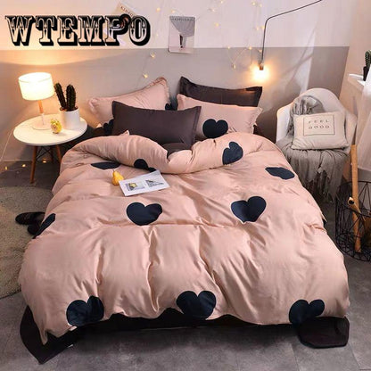 Brand Home Living Modern Design Duvet Cover 3pcs Bedding Set Quilt Cover Pillowcase Set