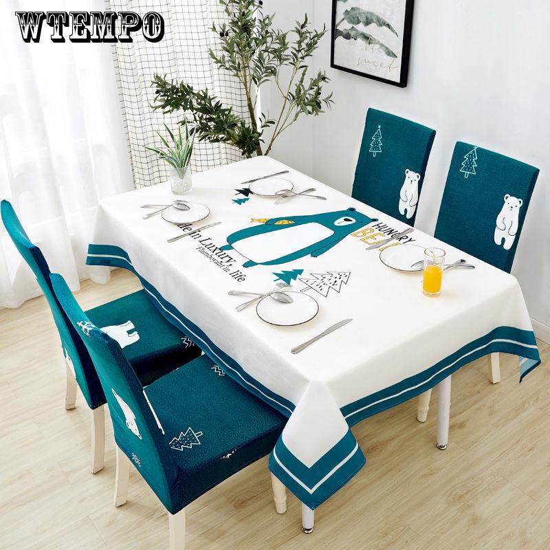 European Style Waterproof and Scald-proof Disposable Tablecloths, Coffee Table Covers, Simple Dining Table and Chair Covers