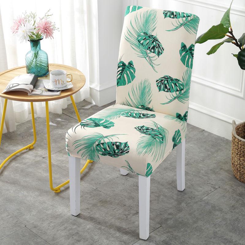 Chair Cover Printing Dining Chair Slipcover Modern Removable Anti-dirty Kitchen Seat Case basen