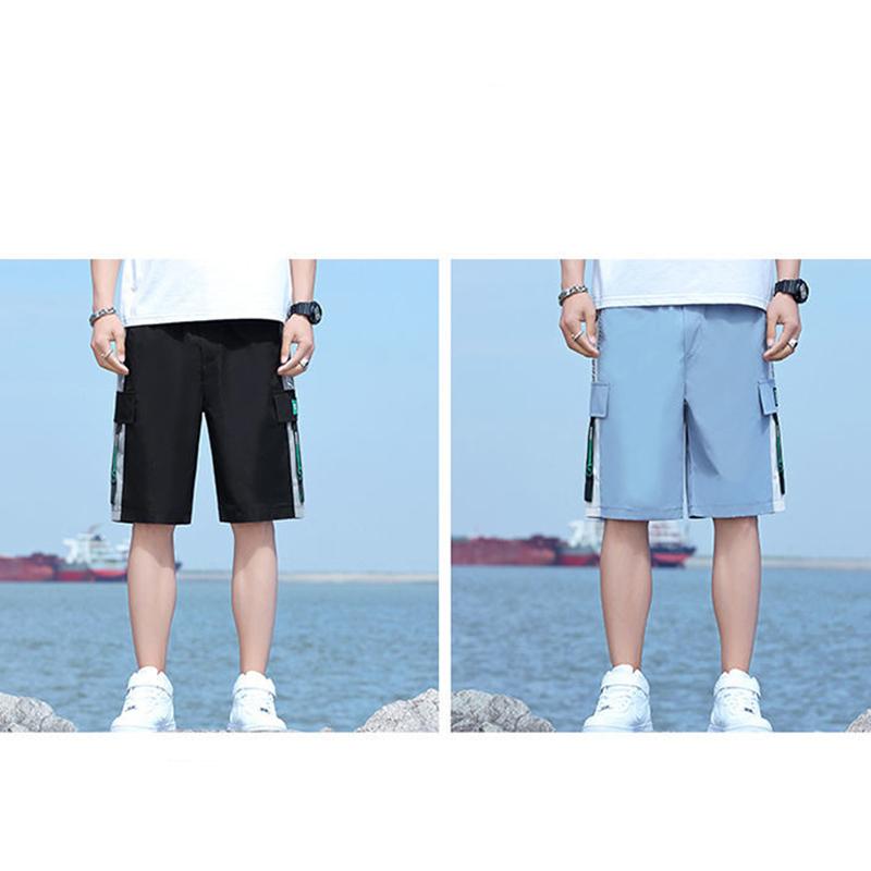 Summer Men's Shorts Five-point Pants Trendy Male Youth Student Casual Pants Men's Loose Sports Casual Pants