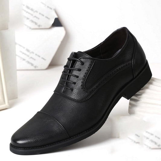 Business Dress Men Formal Shoes Wedding Pointed Toe Fashion Leather Shoes Flats Oxford Shoes for Men