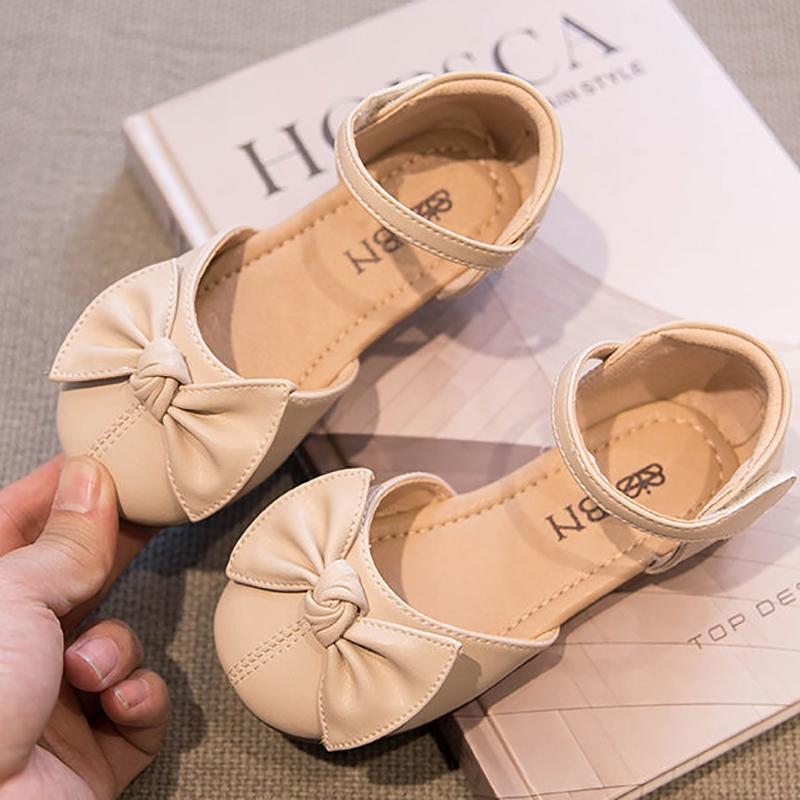 Girls' Shoes Summer Women's Treasure Soft-soled Princess Shoes Spring Style Single Shoes Children's Baotou Sandals Girls