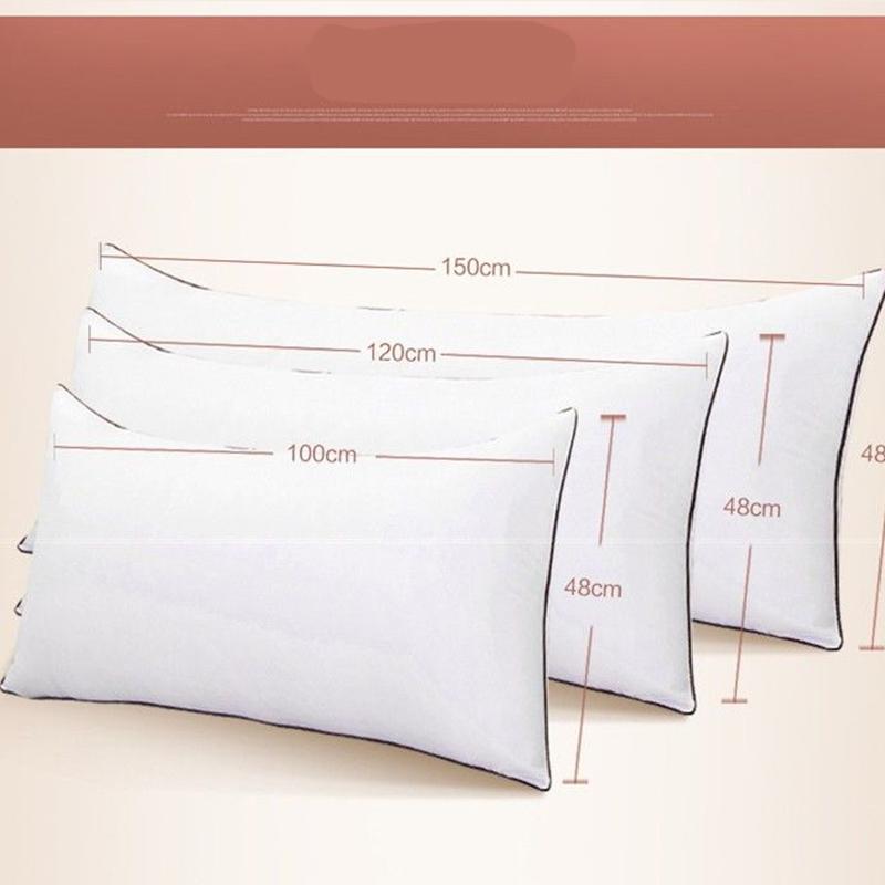 Double Pillow Long Pillow Core 1.2 Meter Bed Couple Pillow Wedding Couple Lengthening Pillow Long Household Pillow