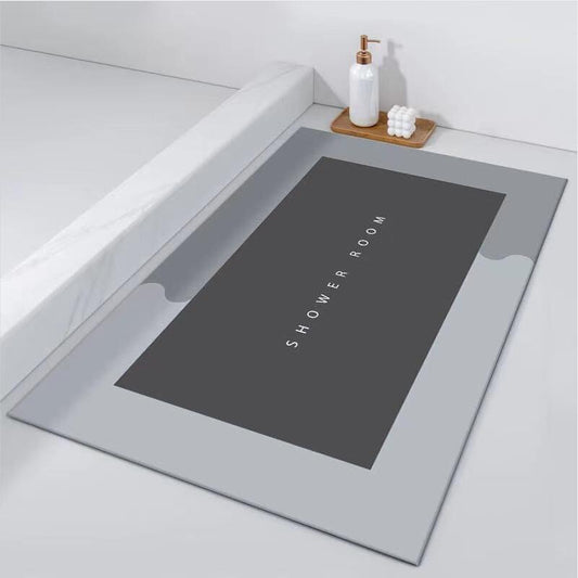 Household Toilet Bathroom Non-slip Mat Nano Diatom Mud Soft Mat Diatomaceous Earth 40*60/50*80cm Absorbent Foot Mat Quick-drying Door Mat