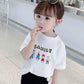 Summer Kids Cute Printing T Shirts Short Sleeve Tops Korean Style O-neck Loose T Shirts For Children Girls