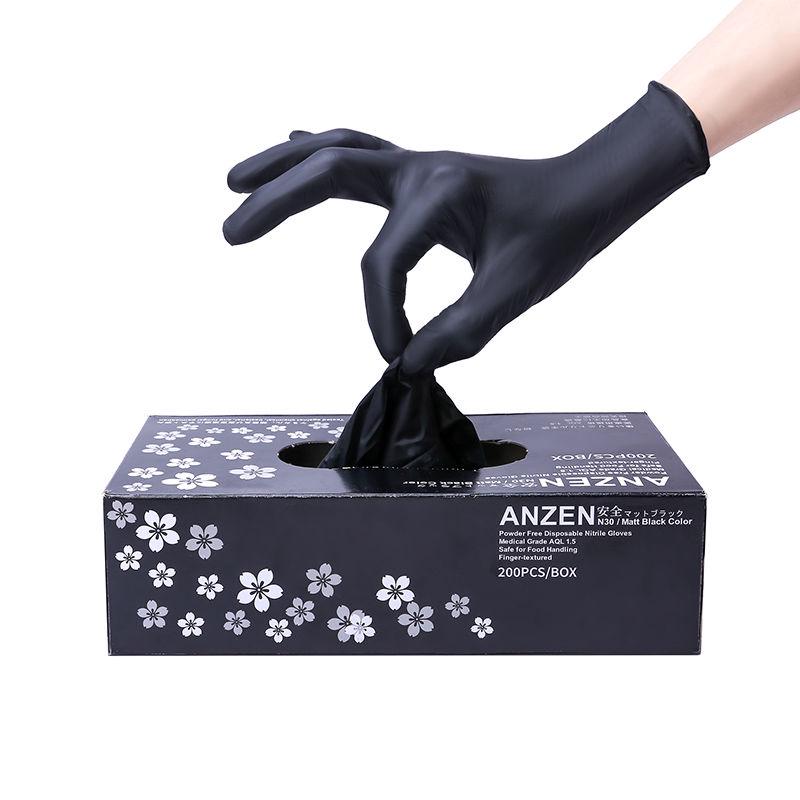 100PCS Resistance Nitrile Disposable Medical Testing Household Cleaning Gloves Anti-Static Gloves