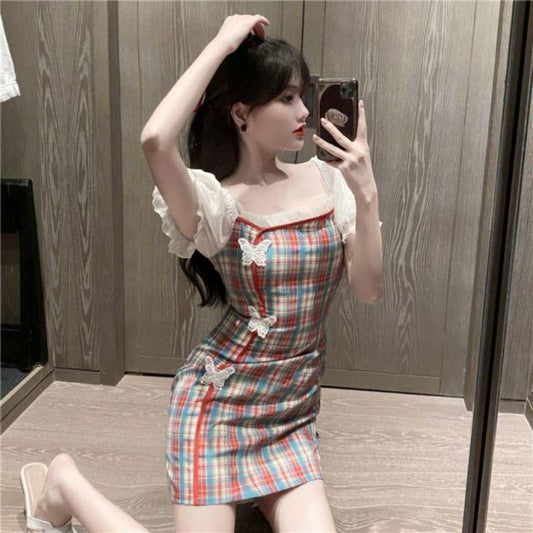 Cheongsam Girl Summer Improved Version Retro Super Fairy Thin Temperament Dress