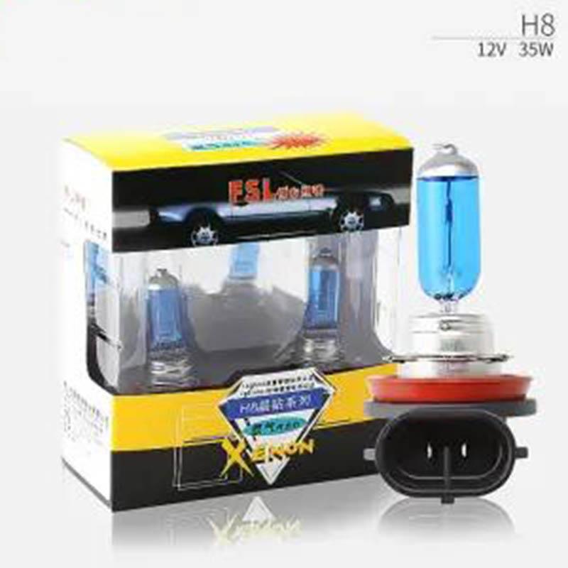 2pcs Car Bulb 12V55W H1 H3 H4 H7 H9 H11 HB3/9005 24V100W Headlight H8 12V35W Xenon Halogen Car Light Strong Far Low Light Adjustable Super Bright