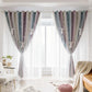 Curtain Finished Living Room Bedroom Shading Dream Romantic Hollow Star Idyllic Princess Wind Floor Shade Cloth (1 piece)