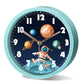 Starry Universe Astronaut Rocket Student Boy Children Cartoon Small Alarm Clock Bedside Mute Clock