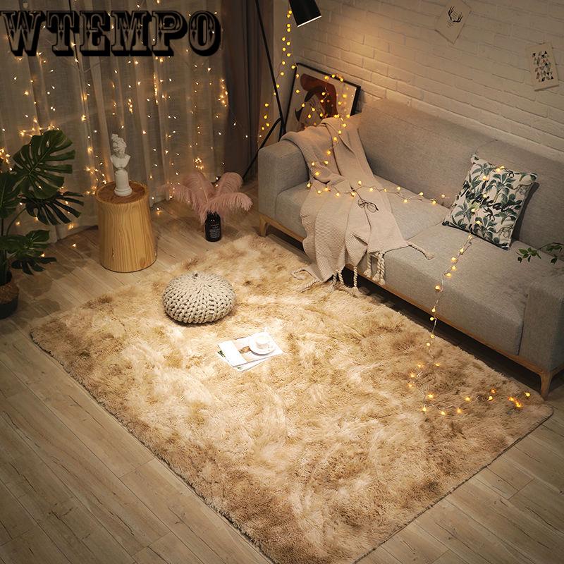 Soft mat coffee table mat thick plush carpet non-slip carpet living room carpet bedroom blanket