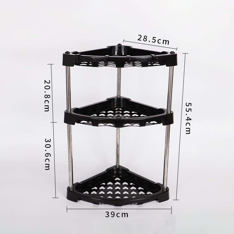 Bathroom Kitchen Rack Floor Multi-layer Seasoning Multi-layer Storage Frame Desktop Triangle Storage Rack