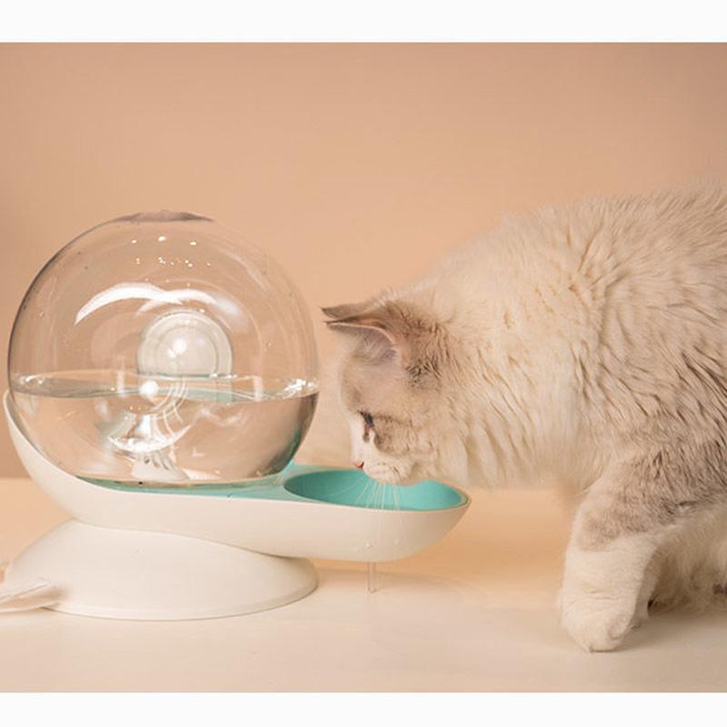 2.8L Automatic Pet Cat Water Fountain Dog Cat Pet Mute Drinker Feeder Bowl Pet Drinking Fountain Dispenser Automatic Water Replenishment