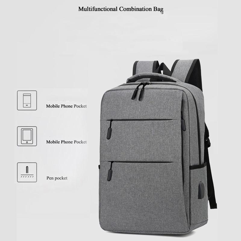 Fashionable Men and Women Charging Backpack 14-inch Laptop Backpack Business Backpack Travel School Bag