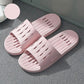 Couples Leaking Sandals and Slippers Summer Bathroom Bath Quick-drying Deodorant Slippers for Home Use Non-slip Men and Women Slip-ons Flip Flops