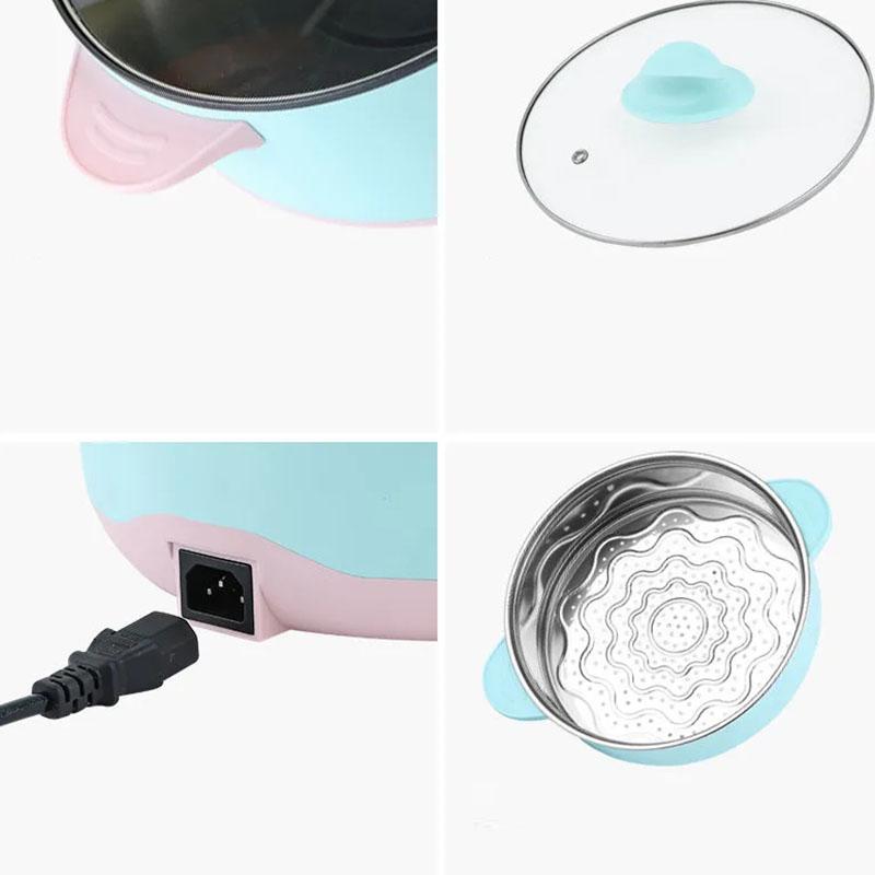 Electric Cooker Mini Electric Cooker Multi-function Electric Frying and Cooking Electric Cooker Non-stick Cooker Household Kitchen Utensils