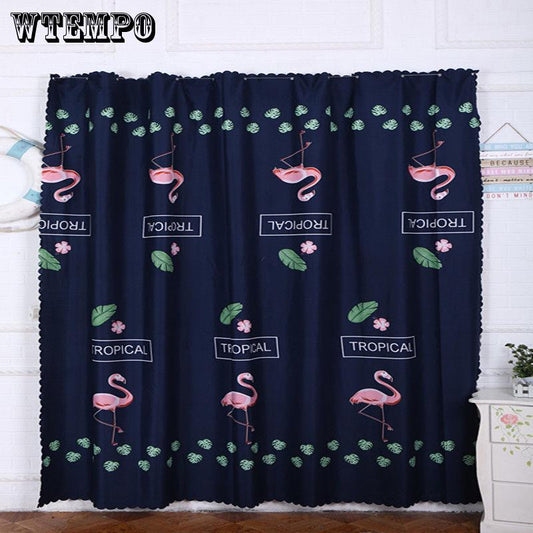 Shading Printed Curtains Living Room Bedroom Finished Cartoon Blackout Curtains