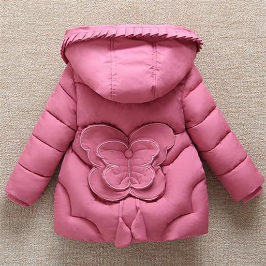 Baby Girls Jacket Winter Cotton Coat Children's Clothing Jacket Down Jacket Cute Baby Clothes