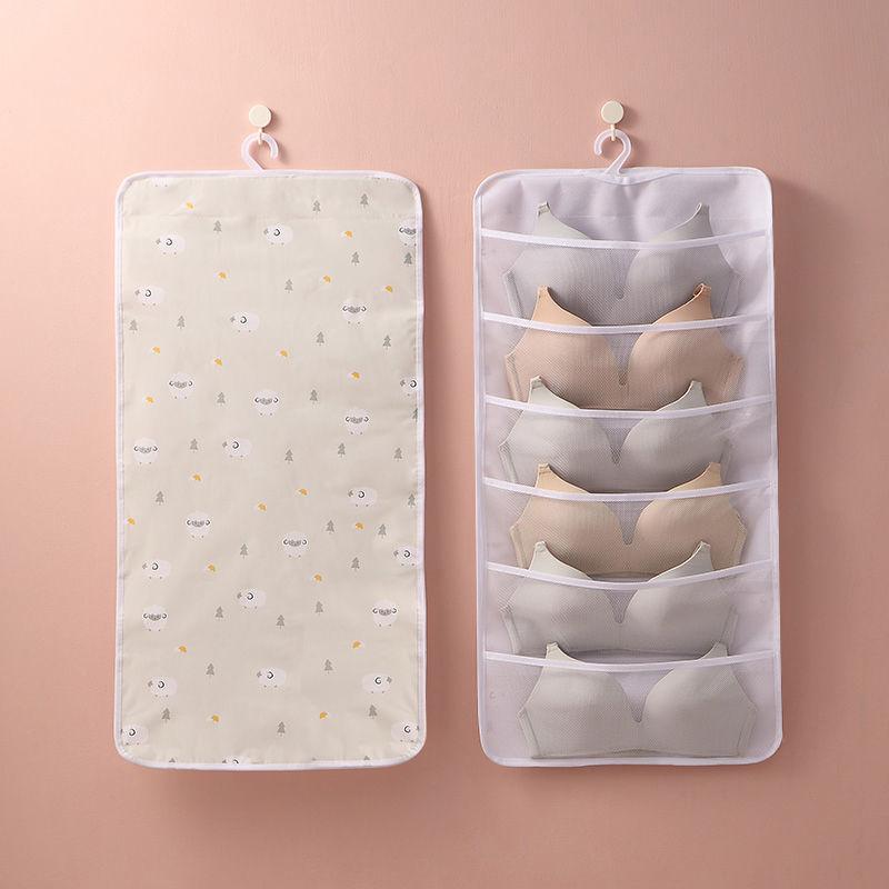 6/12/18 Pocket Underwear Organizer Bag Small Items Storage Wall Hanging Bag Panties Collection Bag Socks Room Storage Storage Hanging Bag