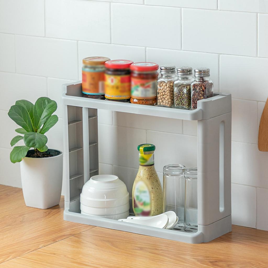 4 Layer Kitchen Storage Rack Fridge Side Shelf Removable with Wheels Bathroom Organizer Holder