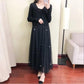 Three-piece Suit Early Autumn Three-piece Women's One-piece Mesh Skirt Covering The Flesh Is Thin and Small Fragrance