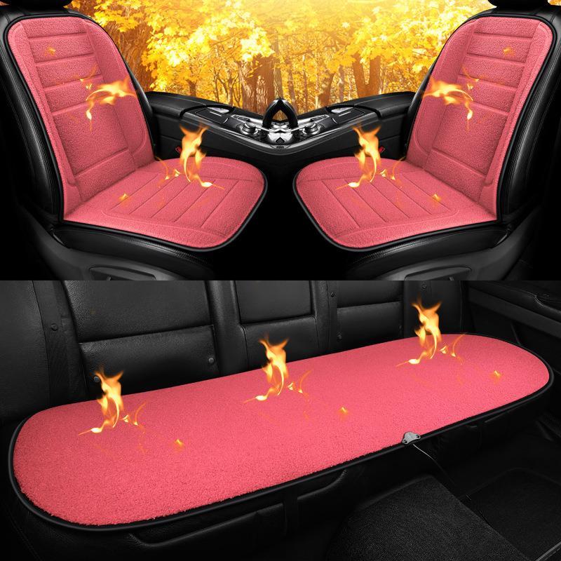 Five-piece Car Electric Heating Seat Cushion Main and Co-driver Seat Heater Thermostatically Adjustable Cigarette Lighter Head