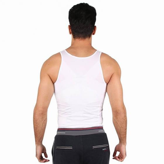 Men's Slimming Body Shaper Waist Training Corset Tank Top Vest