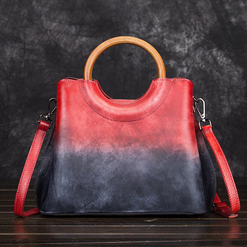 New Fashion Genuine Leather Bags Women First Layer Of Cowhide Handbag Shoulder Bags Elegant Women Cr