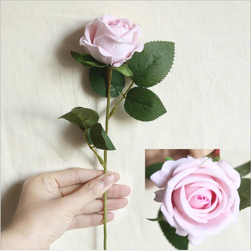 Simulation Rose Bouquet Wedding Home Living Room Floor Decoration Dried Flowers Fake Flowers Silk Flower Ornaments