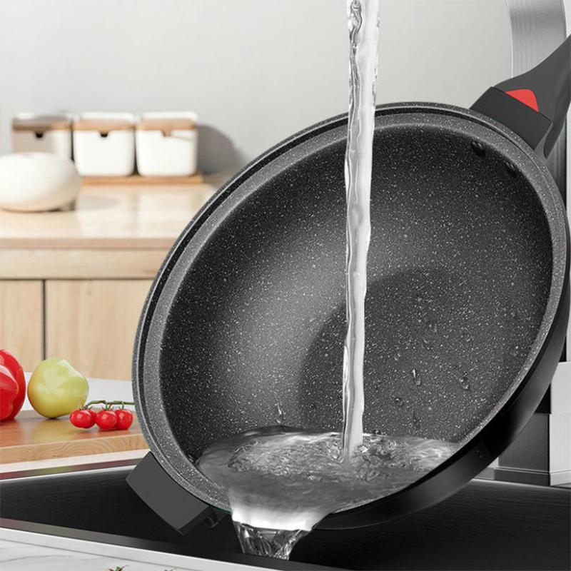 Maifan Stone Non-stick Frying Pan Household Cooking Frying Pan Multi-function Frying Pan Kitchen Utensils